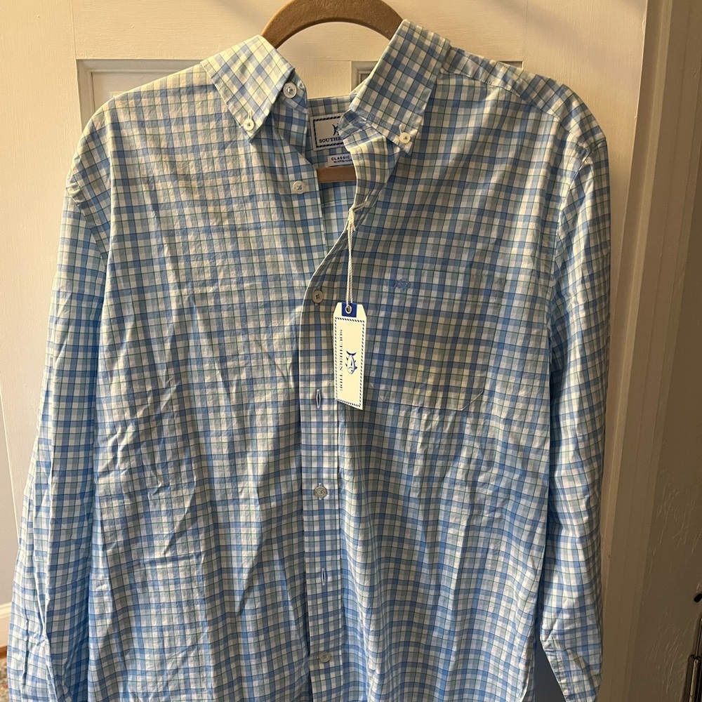 Southern Tide Ocean Channel Gingham Sportshirt